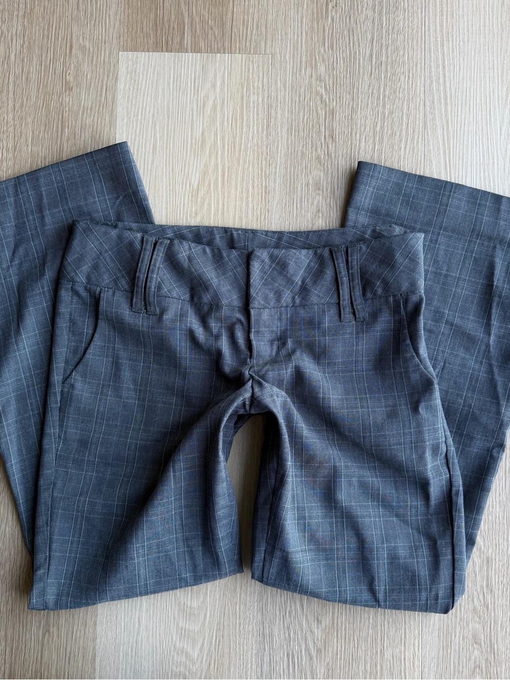 Spacegirlz Clothing Company Women's Gray Plaid Dress Pants Size 7
